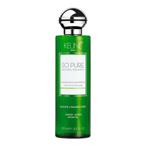 Keune So Pure Energizing Shampoo on white background