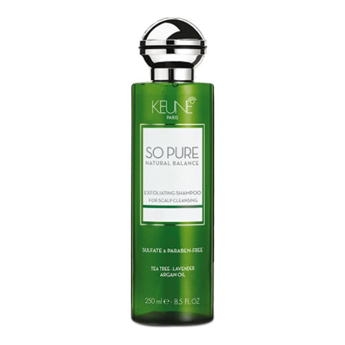 Keune So Pure Exfoliating Shampoo on white background