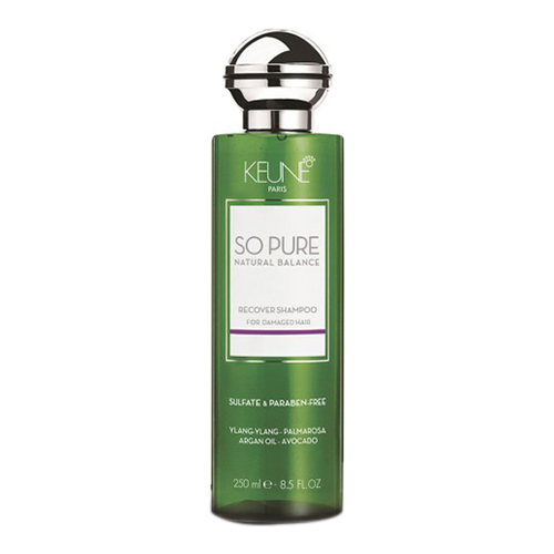 Keune So Pure Recover Shampoo on white background