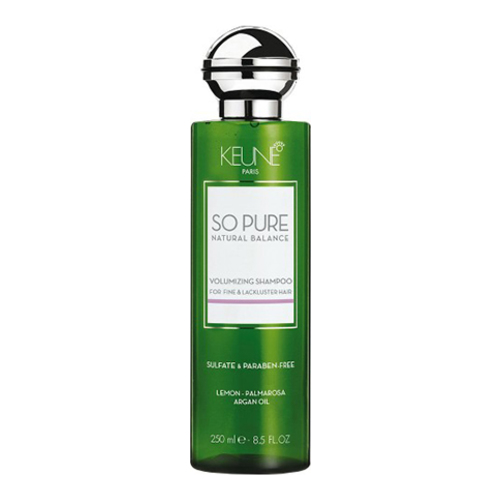 Keune So Pure Volumizing Shampoo on white background