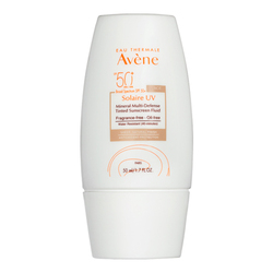 Solaire UV Mineral Multi-Defense Tinted Sunscreen SPF 50+ on white background