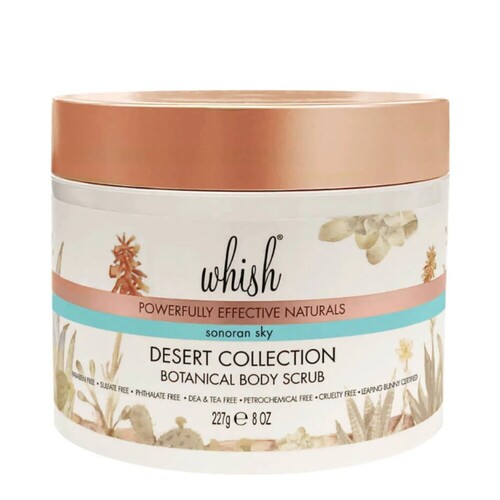 Whish Sonoran Sky Botanical Body Scrub, 227g/8 oz