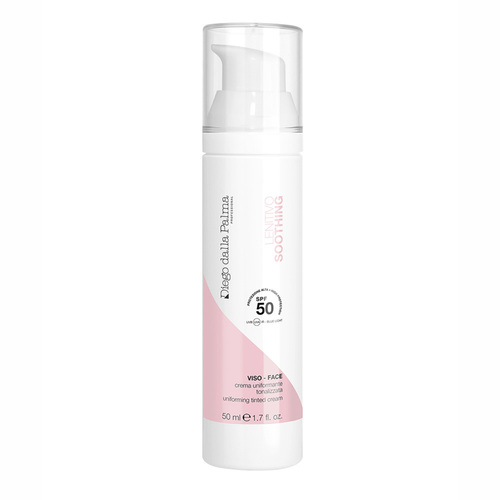 Diego dalla Palma Professional Soothing Uniforming Tinted Cream SPF 50 on white background