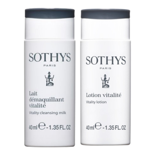 Sothys Vitality Cleansing Duo (Travel Size), 2 x 40ml/1.35 fl oz