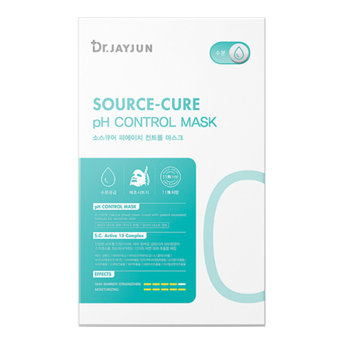 JAYJUN Source-Cure Ph Control Mask (25ml x 5 sheets) on white background