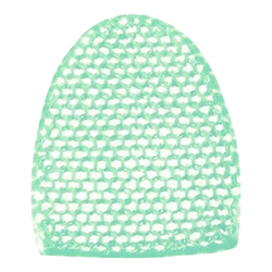 SpaCells Facial Sponge Single pack - Green on white background