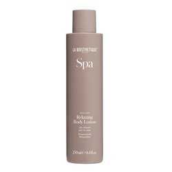 Spa Relaxing Body Lotion on white background