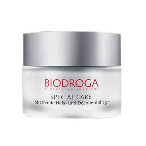 Biodroga Special Care Throat and Decollete Treatment on white background