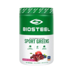 Sports Greens Pomegranate Berry on white background