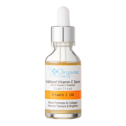 The Organic Pharmacy Stabilised Vitamin C 15% Serum on white background