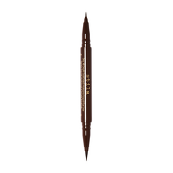 Stay All Day Dual-Ended Waterproof Liquid Eye Liner - Dark Brown on white background