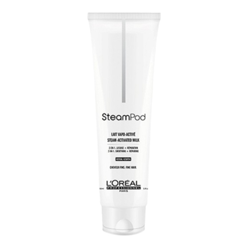 Loreal Professional Paris Steampod Milk Replenishing Smoothing Milk (Thin Hair) on white background