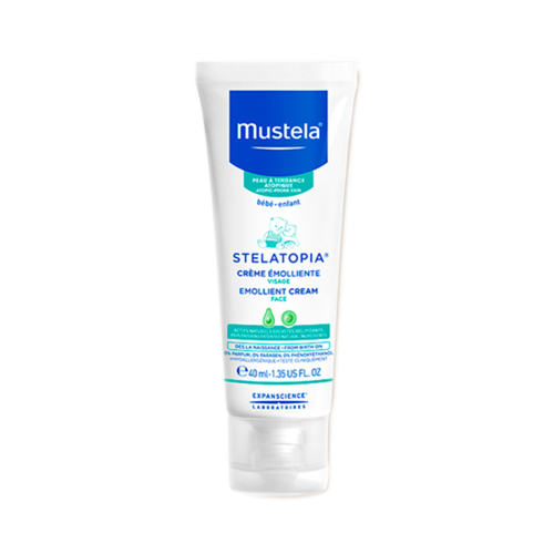 Mustela Stelatopia Emollient Face Cream, 40ml/1.35 fl oz