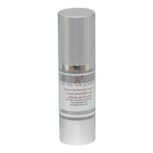 Rose Skin Care Stem Cell Revivify Serum on white background