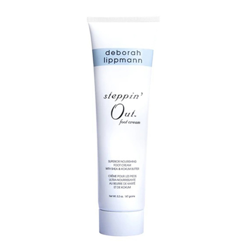Deborah Lippmann Steppin Out Foot Cream on white background