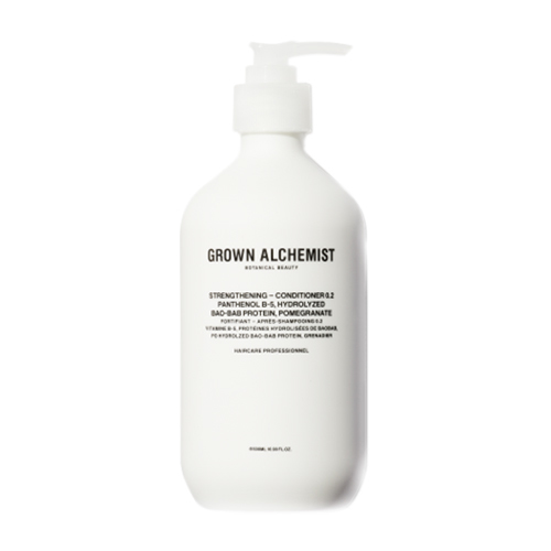 Grown Alchemist Strengthening - Conditioner 0.2 Panthenol B-5 Hydrolzed BaoBab Protein Pomegranate, 500ml/16.9 fl oz