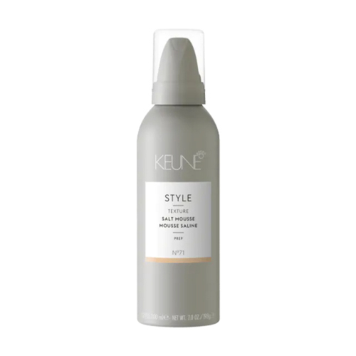 Keune Style Salt Mousse on white background
