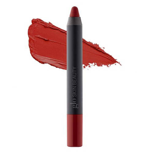 Glo Skin Beauty Suede Matte Crayon - Crimson on white background