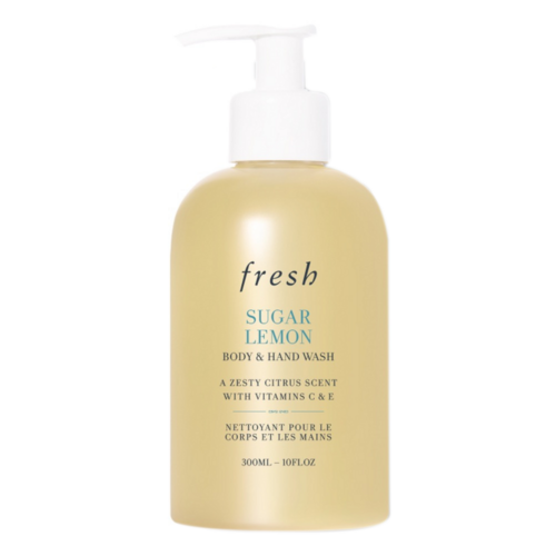 Fresh Sugar Lemon Body and Hand Wash on white background