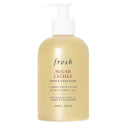 Sugar Lychee Body and Hand Wash on white background