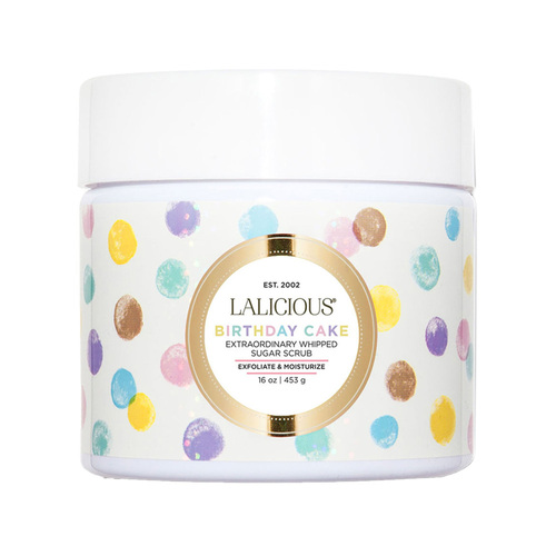 LaLicious Sugar Scrub - Birthday Cake, 453g/16 oz