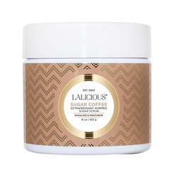 Sugar Scrub - Sugar Coffee on white background