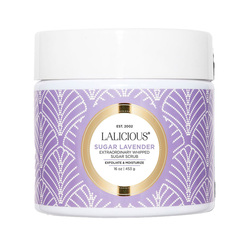 Sugar Scrub - Sugar Lavender on white background