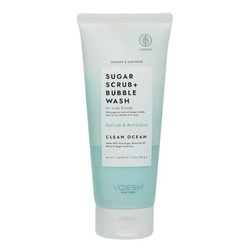 Sugar Scrub and Bubble Wash Clean Ocean on white background