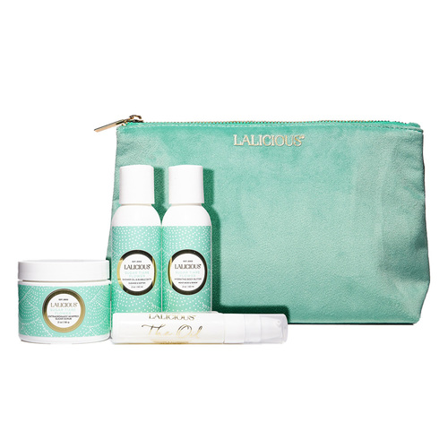 LaLicious Sugar Tiare Flower Travel Kit, 1 set