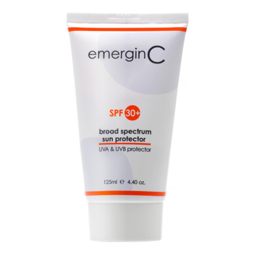 emerginC Sun SPF 30+ on white background