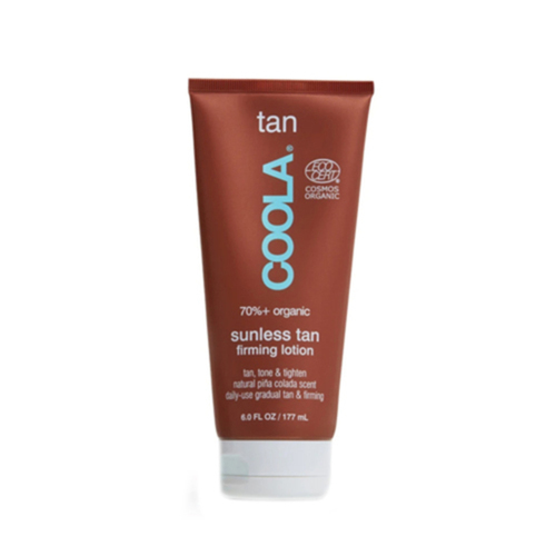 Coola Sunless Gradual Tan Firming Lotion on white background