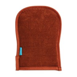 Sunless Tan 2-In-1 Applicator/Exfoliator Mitt on white background