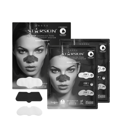 STARSKIN  Sunset Strips 3-Step Advanced Pore Cleansing on white background