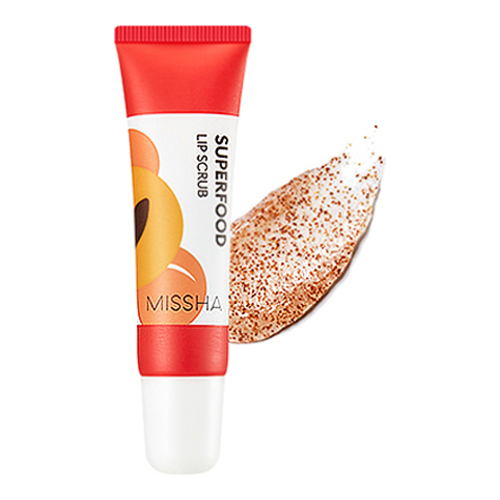 MISSHA Super Food Apricot Lip Scrub on white background