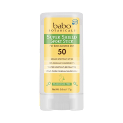Super Shield Sport Stick Sunscreen SPF 50 - Fragrance Free on white background