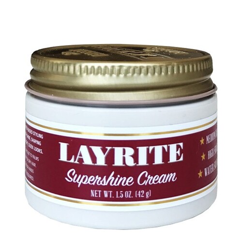 Layrite Supershine Cream on white background