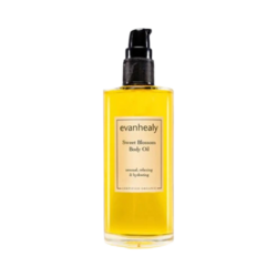 Sweet Blossom Body Oil on white background