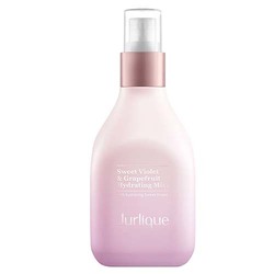 Sweet Violet and Grapefruit Hydrating Mist on white background