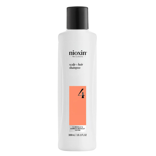 NIOXIN System 4 Cleanser Shampoo, 300ml/10 fl oz NIOXIN System 4 Cleanser Shampoo on white background