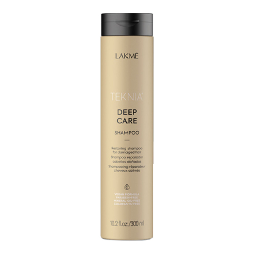 LAKME Teknia Deep Care Shampoo, 300ml/10.1 fl oz LAKME Teknia Deep Care Shampoo on white background