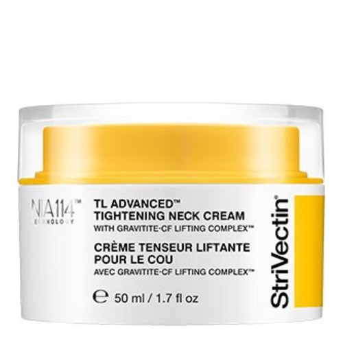 Strivectin TL Advanced Tightening Neck Cream on white background