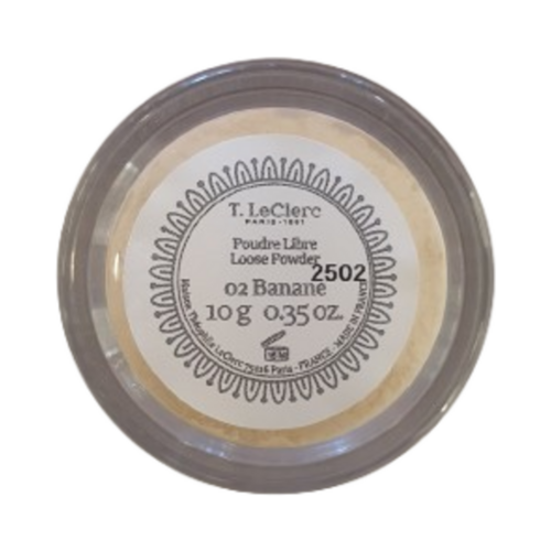 Naturally Yours T LeClerc Loose Powder - Banane on white background