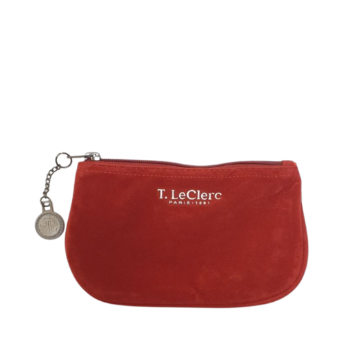 Naturally Yours T LeClerc Velour Essentials Pouch on white background