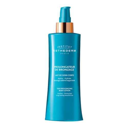 Institut Esthederm Tan Enhancing Lotion on white background