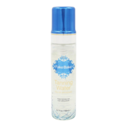 Tanning Water on white background