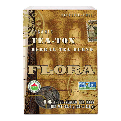 Flora Tea-Tox on white background