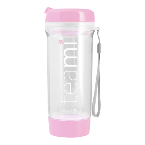 Teami Tea Tumbler - Baby Pink, 591ml/20 fl oz