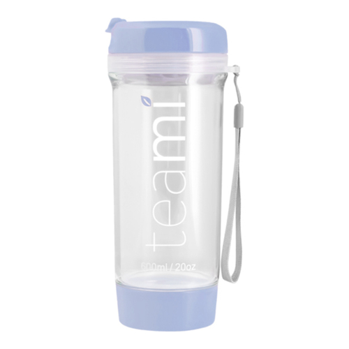 Teami Tea Tumbler - Baby Blue on white background