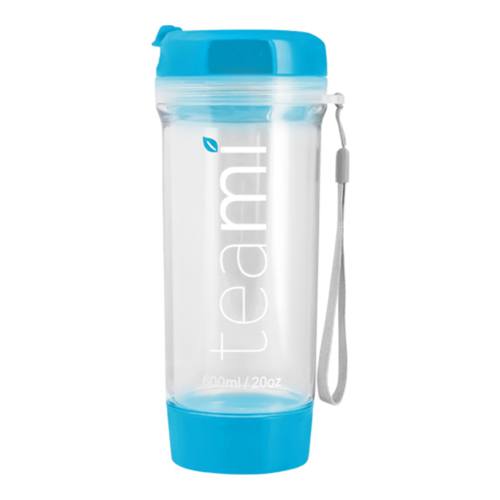 Teami Tea Tumbler - Baby Blue on white background