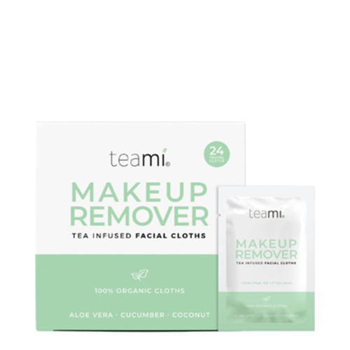 Naturally Yours Teami Organic Makeup Remover Cloths on white background